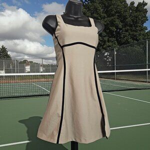 YPB sculptLUX Athletic Dress Skort and Padded Top Adjustable Straps Bodycon W Sm